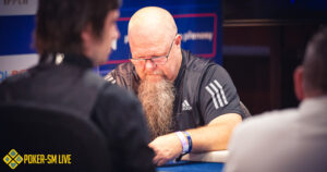 Peter Andersson under Poker-SM Live 2024.