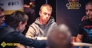 Calle Hansson under Poker-SM Live 2024.