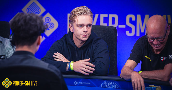 William Johansson under Poker-SM Live 2024.