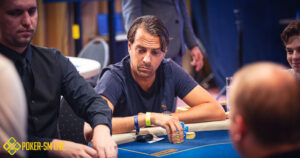 Stefan Balazs under Poker-SM Live 2024.