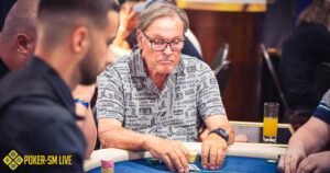 Lennart Andersson under Poker-SM Live 2024.