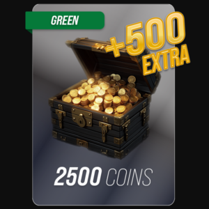 2500 Coins + 500 EXTRA