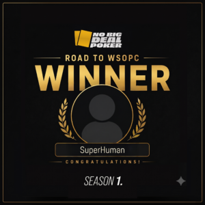SuperHuman wins WSOPC S1